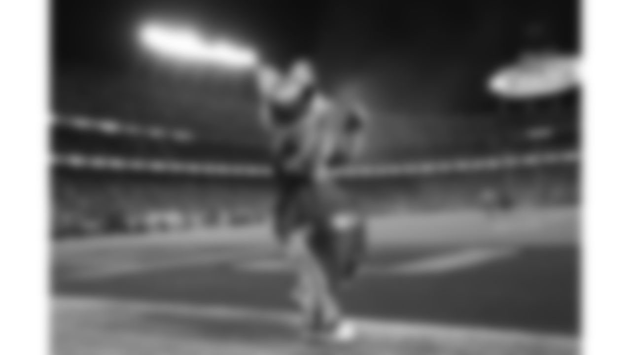 KC Wolf performs during an NFL football game against the Los Angeles Chargers, Thursday, September 15, 2022 in Kansas City.