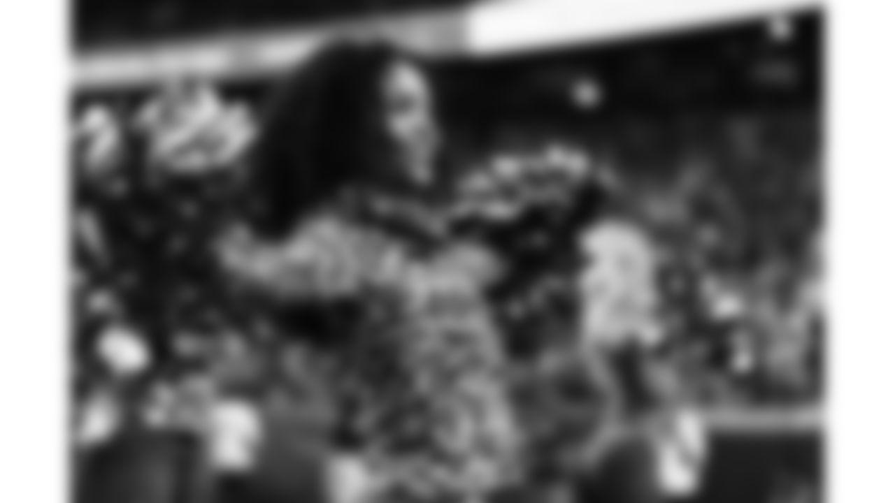 A Kansas City Chiefs Cheerleader during a week 8 NFL football game against the Washington Commanders, Monday, October 27, 2025, in Kansas City, MO.