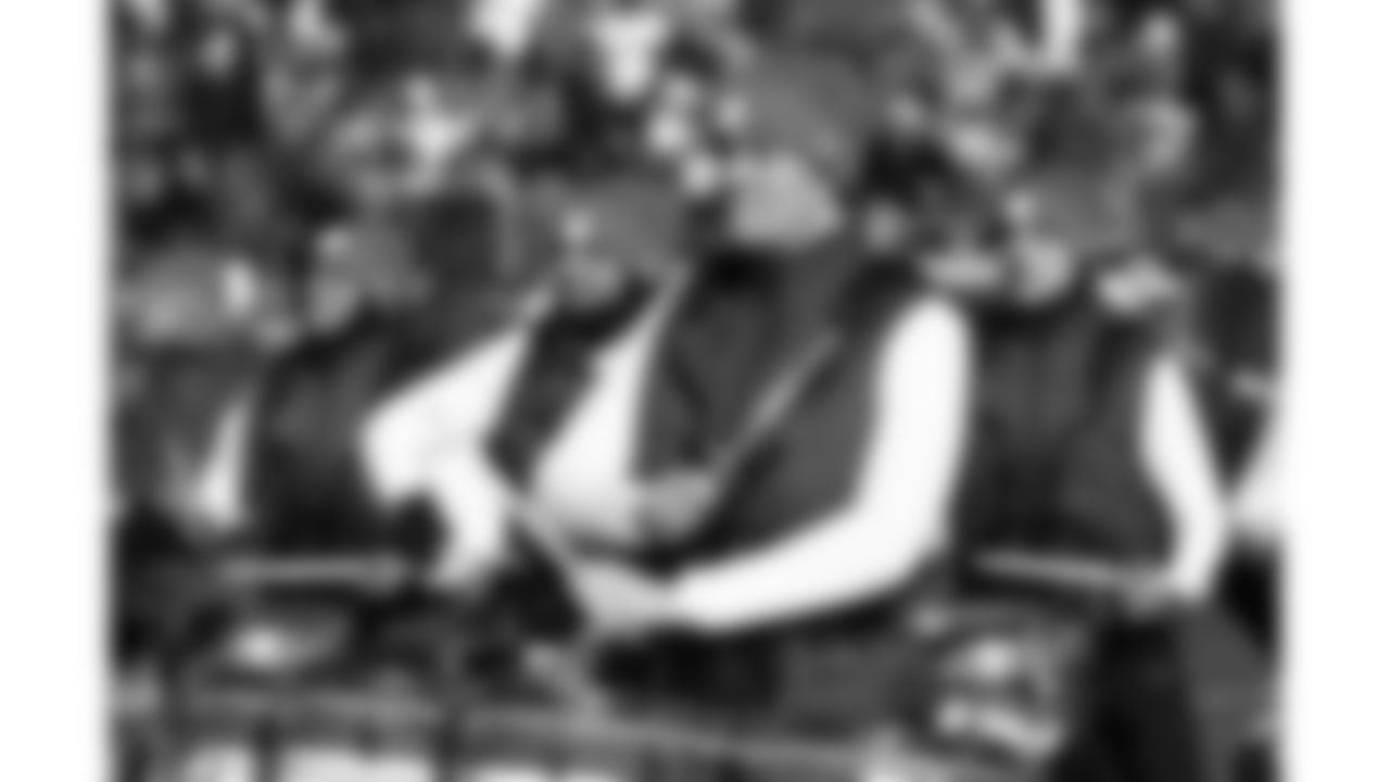 Chiefs Rumble prior to a week 15 NFL Football game against the Los Angeles Chargers on Sunday, December 14, 2025 in Kansas City, MO.