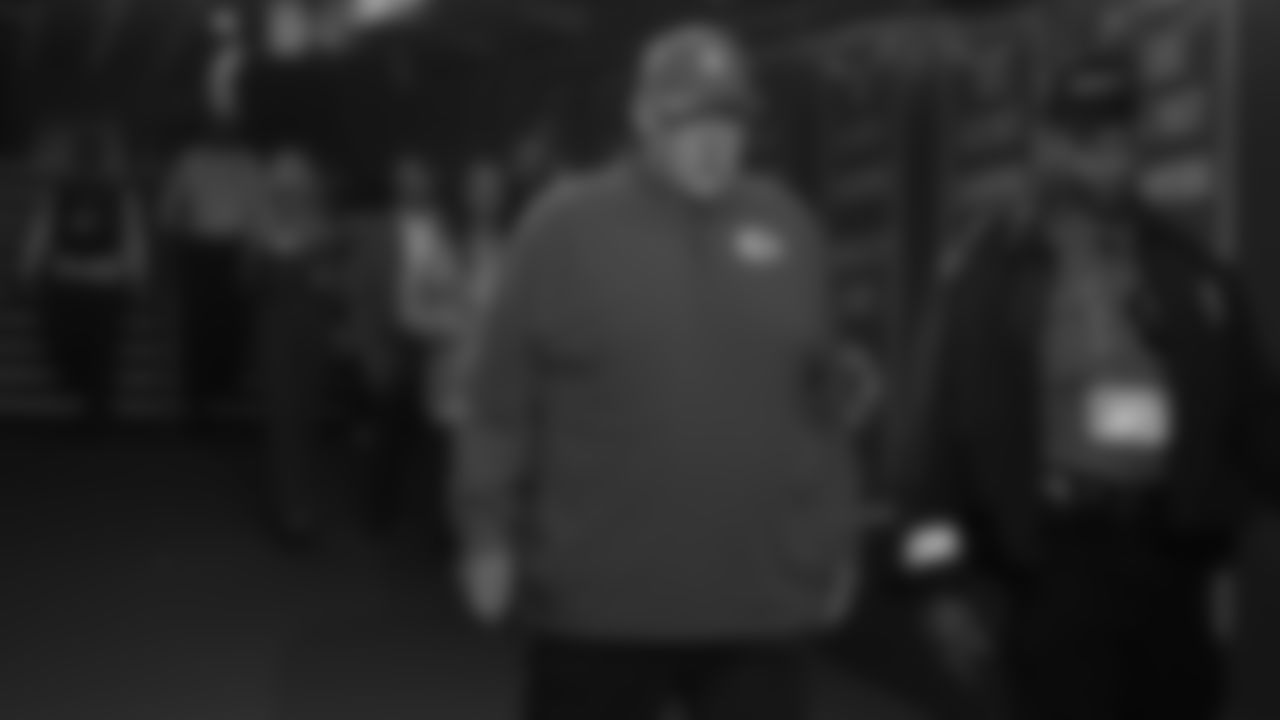 Kansas City Chiefs Head Coach Andy Reid in the tunnel prior to a week 7 NFL Football game against the Las Vegas Raiders on Sunday, October 19, 2025 in Kansas City, MO.