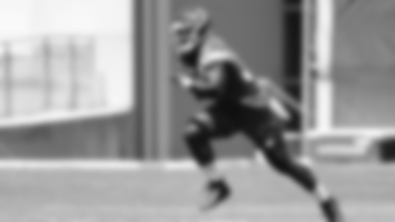 Kansas City Chiefs running back Deneric Prince (34) at practice during Phase 3 of OTAs on Friday, June 7, 2024 in Kansas City, Missouri.