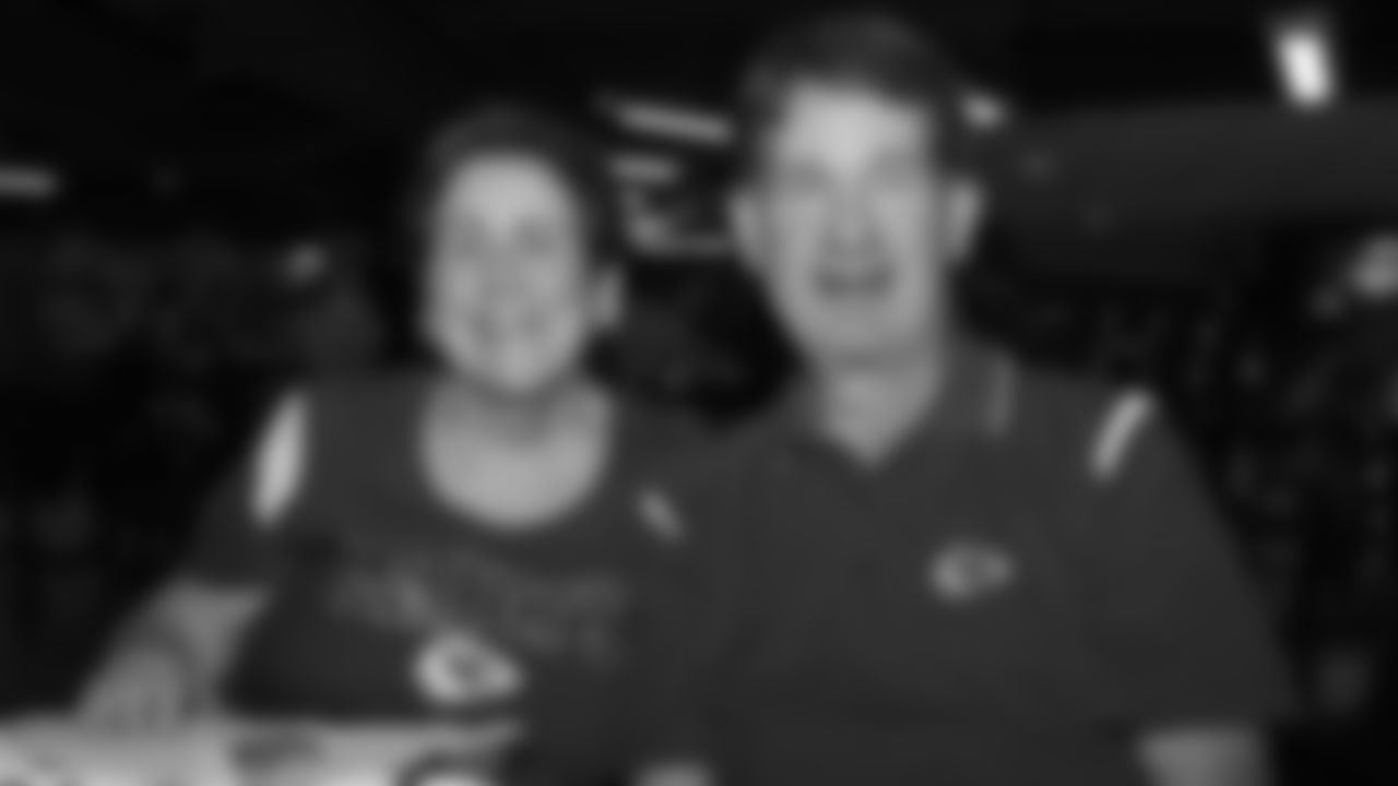 Red Coaters gather at the Kingdom Club to watch the Chiefs take on the Denver Broncos on November 16, 2025.