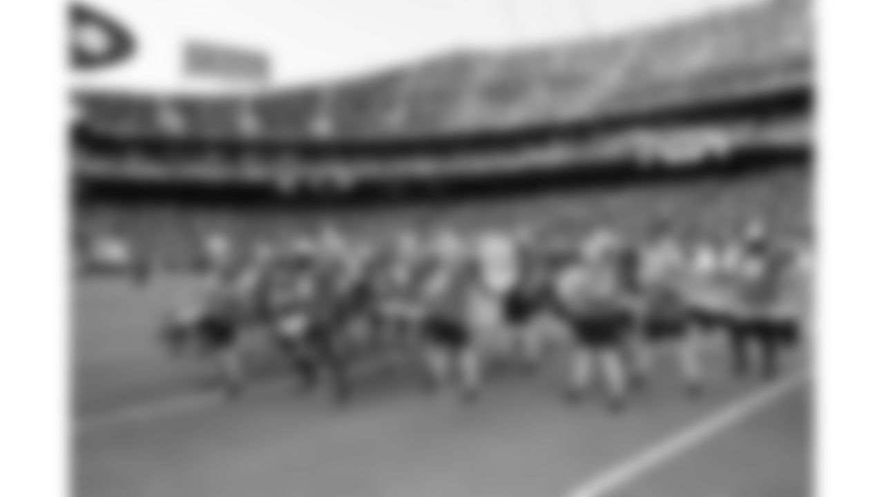 Chiefs Rumble during a preseason week 3 NFL football game against the Chicago Bears, August 22, 2025 in Kansas City, MO.