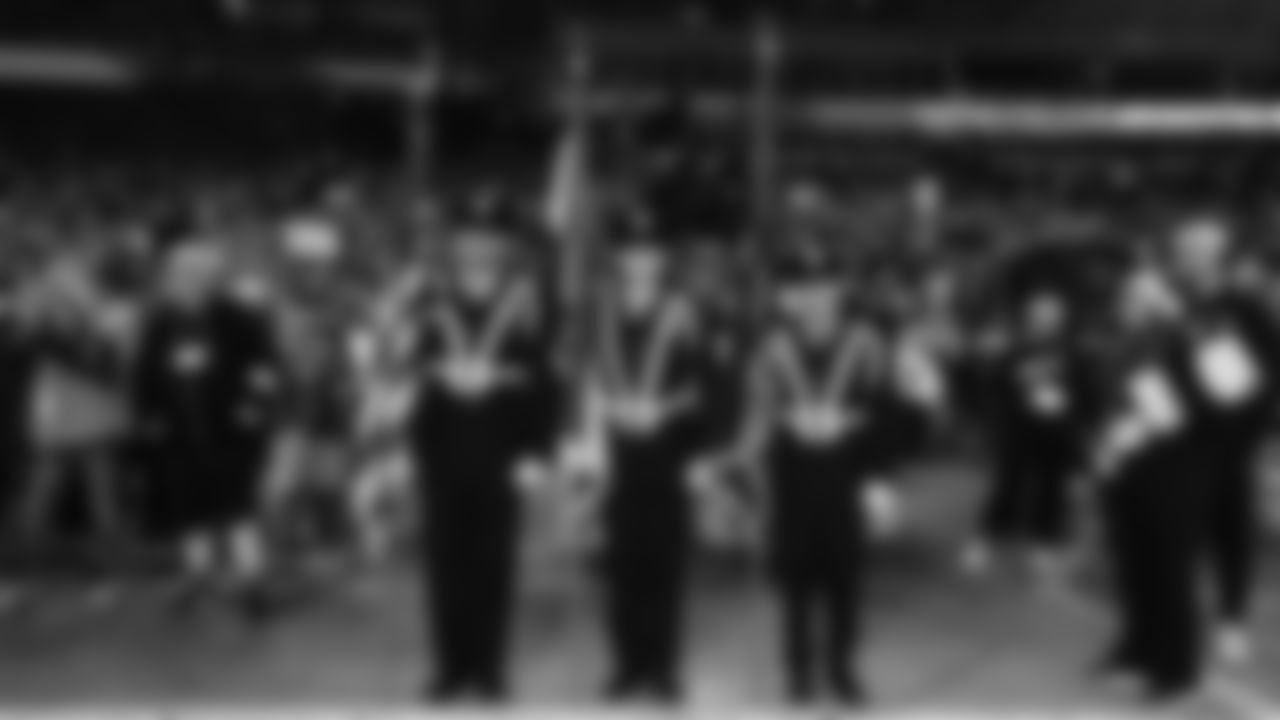 Leawood Police Department Honor Guard prior to an NFL week 17 matchup against the Denver Broncos, Thursday, December 25, 2025.