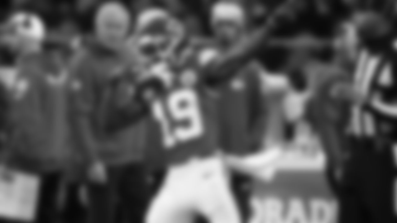 Kansas City Chiefs wide receiver Kadarius Toney (19) during the Week 9 NFL football game against the Miami Dolphins in Frankfurt, Germany on November 5, 2023.