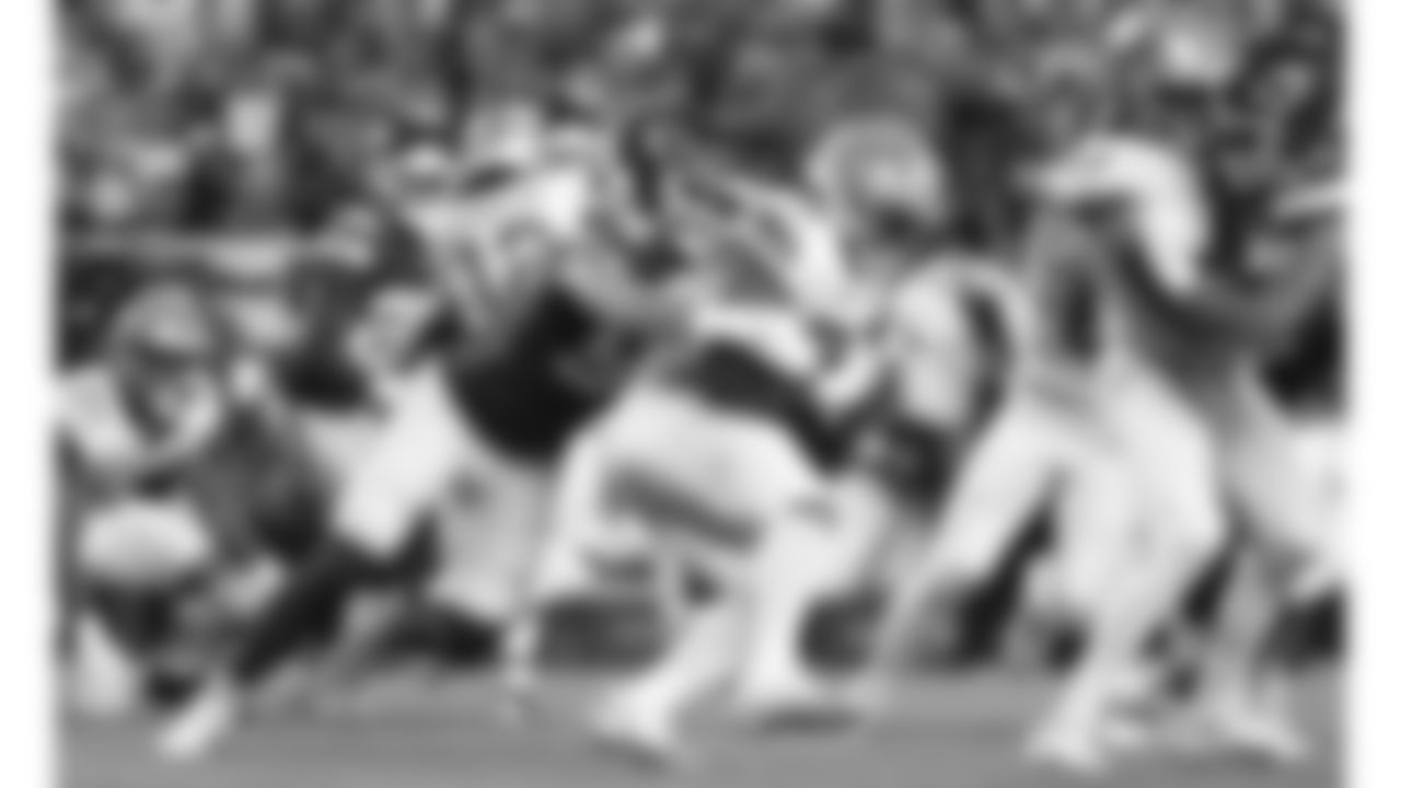 Kansas City Chiefs linebacker Cooper McDonald (59) hits Detroit Lions running back Craig Reynolds (13) during the week 6 NFL football game, Sunday, October 12, 2025 in Kansas City, MO.