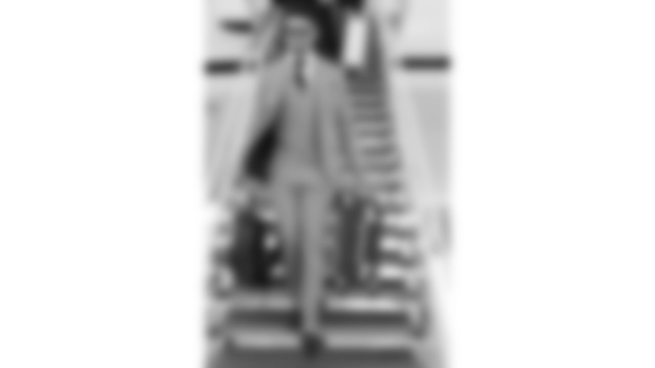 Kansas City Chiefs quarterback Patrick Mahomes (15) travels for a week 13 matchup with the Dallas Cowboys Wednesday November 26, 2025.