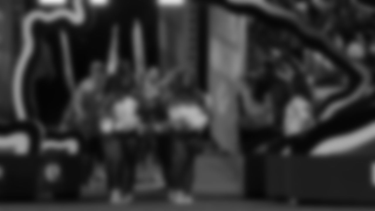 Kansas City Chiefs Cheerleaders before a week 8 NFL football game against the Washington Commanders, Monday, October 27, 2025, in Kansas City, MO.