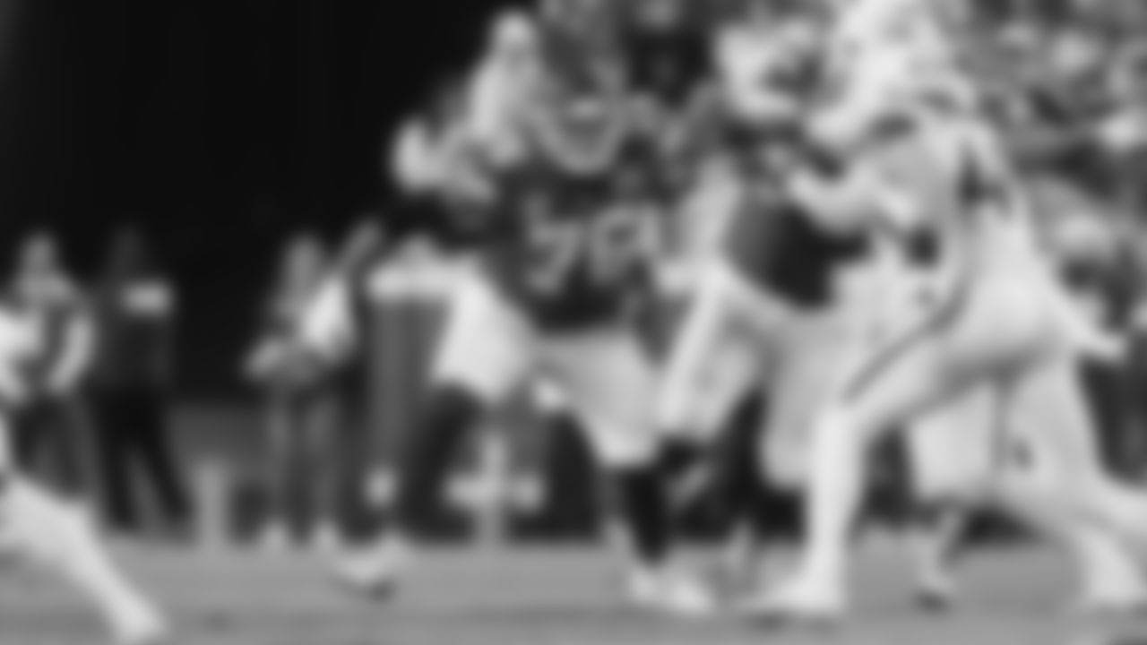 Kansas City Chiefs tackle Kingsley Suamataia (76) in position during an NFL week 17 matchup against the Denver Broncos, Thursday, December 25, 2025.