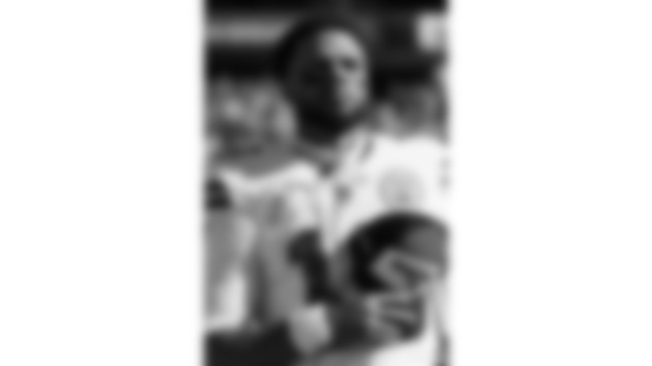 Kansas City Chiefs quarterback Chris Oladokun (19) looks on during the National Anthem prior to a week 16 NFL football game against the Tennessee Titans, Sunday, December 21, 2025 in Nashville, TN.