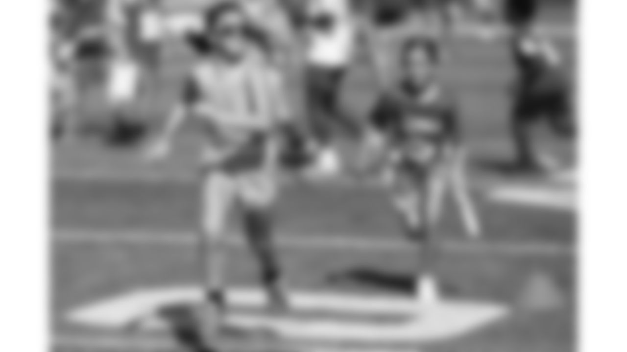 Kansas City Youth Flag Football ran drills during day 7 of training camp practice on Tuesday, July 29, 2025.