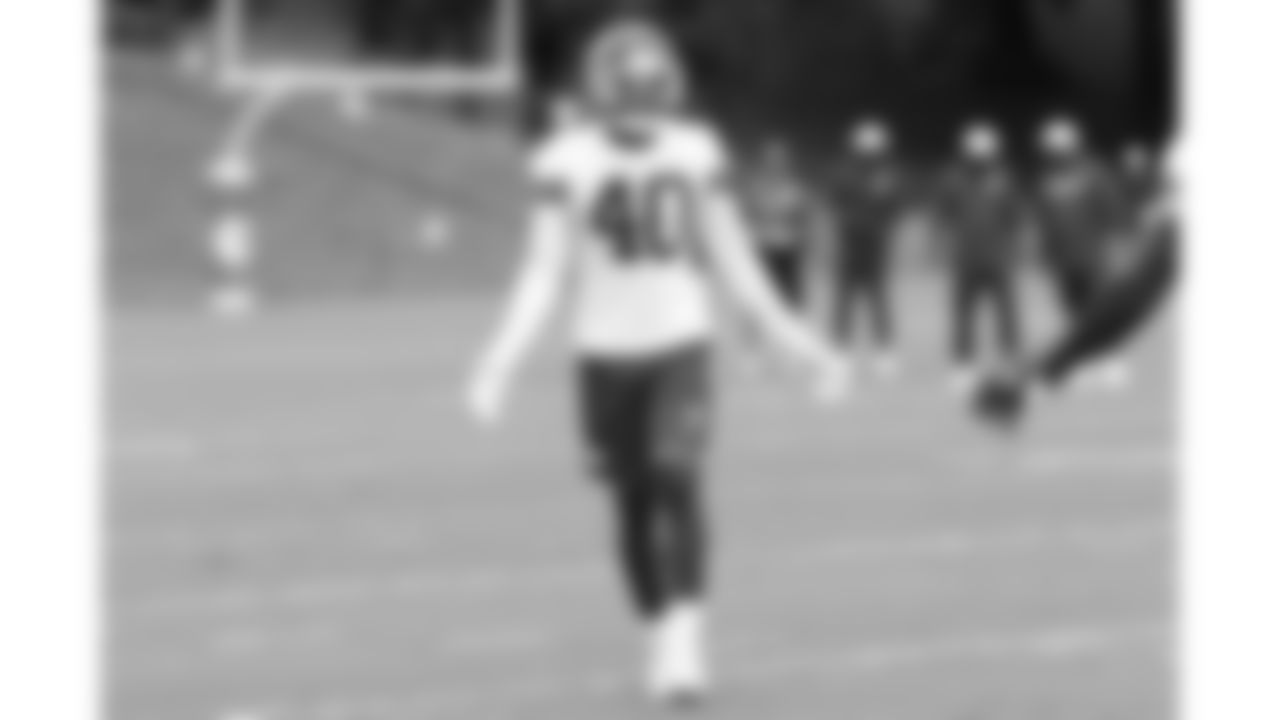 Kansas City Chiefs cornerback Jacobe Covington (40) on the field during training camp on day 4 of practice Friday, July 25, 2025.