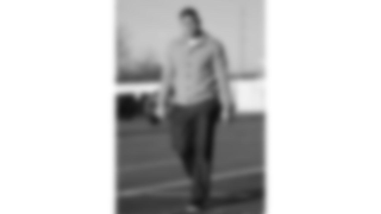 Kansas City Chiefs defensive end George Karlaftis (56) arrives prior to an NFL week 15 matchup against the Los Angeles Chargers, Sunday December 14, 2025.