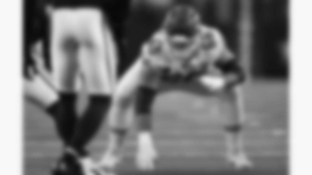 Kansas City Chiefs offensive lineman Mike Caliendo (66) in stance during a week 13 NFL Football game against the Dallas Cowboys on Thursday, November 27, 2025 in Dallas, Texas.