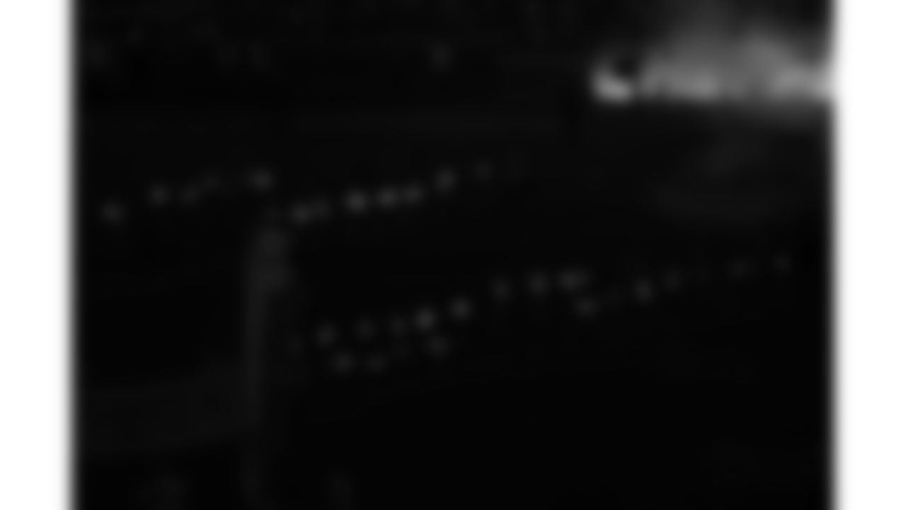 The Kansas City Chiefs Cheerleaders and Entertainment teams prior to a week 17 NFL Football game against the Denver Broncos on December 25, 2025 in Kansas City, MO.