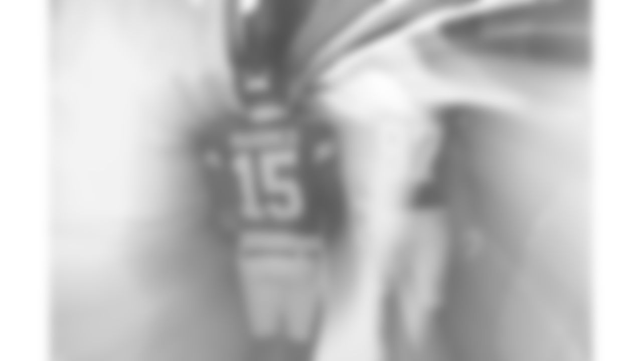 Kansas City Chiefs quarterback Patrick Mahomes (15) waits in the tunnel to run out prior to a week 14 NFL football game against the Houston Texans, Sunday, December 7, 2025 in Kansas City, MO.