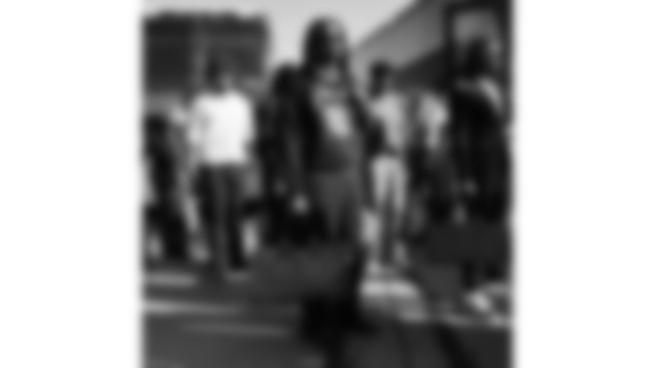 Kansas City Chiefs offensive lineman Wanya Morris (64) and wide receiver Rashee Rice (4) travels for a week 11 matchup with the Denver Broncos Saturday November 15, 2025.