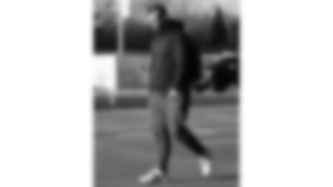 Kansas City Chiefs Defensive quality control coach Louie Addazio arrives prior to an NFL week 15 matchup against the Los Angeles Chargers, Sunday December 14, 2025.