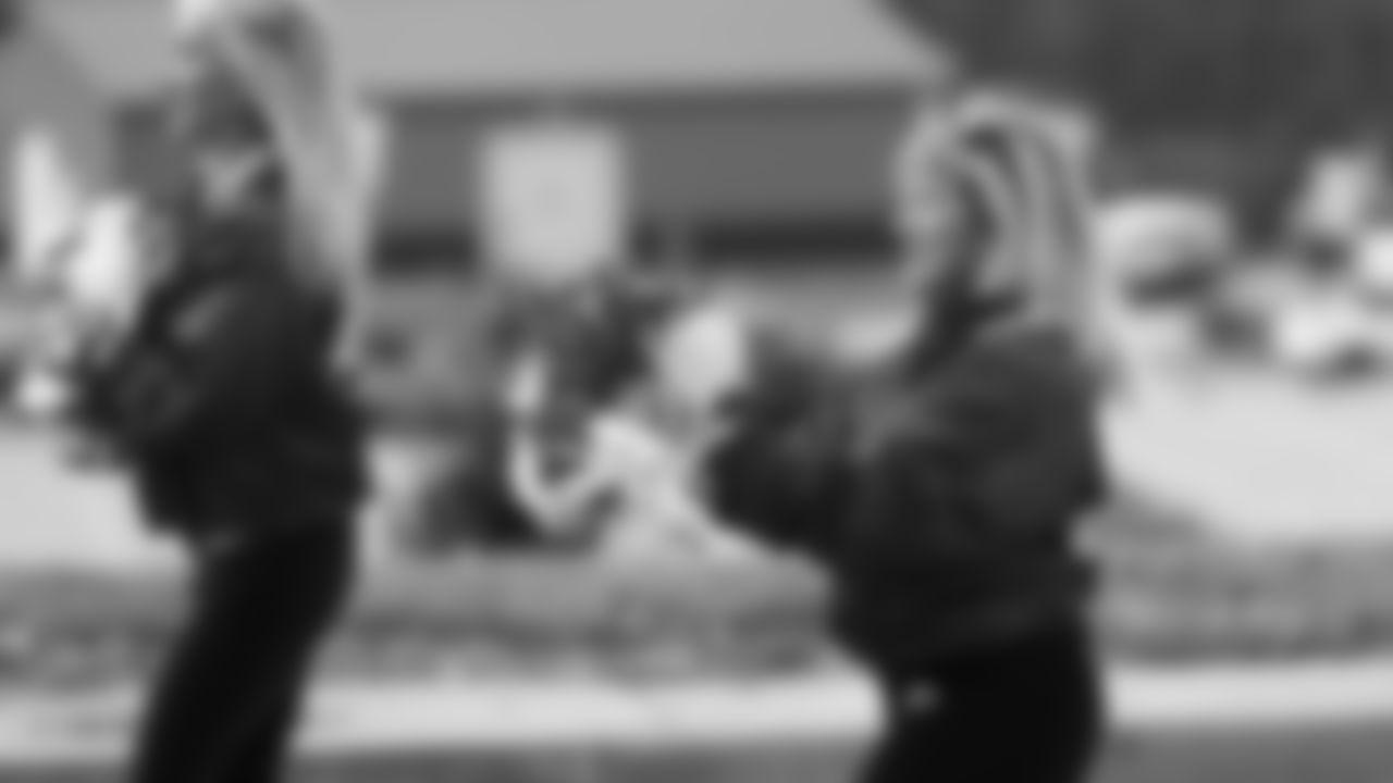 Kansas City Chiefs Alumni Cheerleaders in the pregame parade prior to a week 12 NFL Football game against the Indianapolis Colts on Sunday, November 23, 2025 in Kansas City, MO.