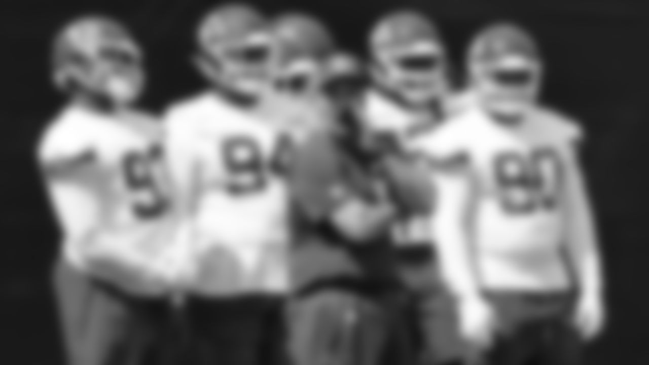 Kansas City Chiefs players during rookie mini camp, May 3, 2025.