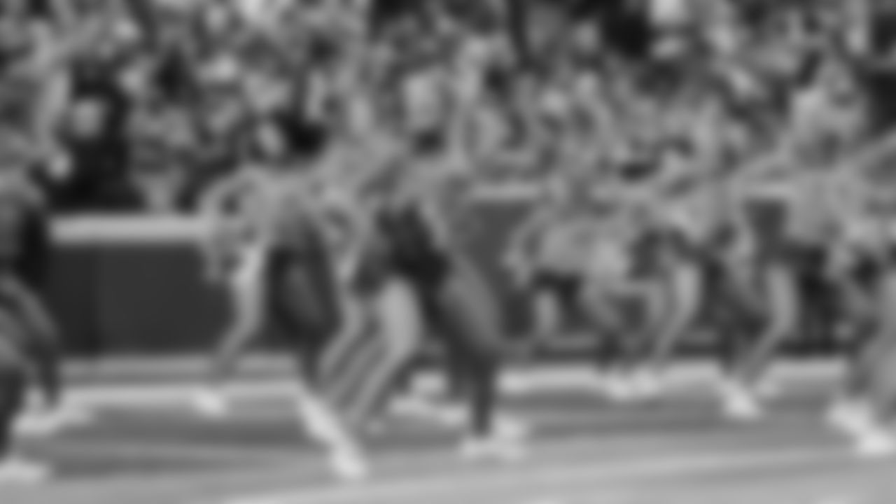 A Kansas City Chiefs Cheerleader during a week 8 NFL football game against the Washington Commanders, Monday, October 27, 2025, in Kansas City, MO.