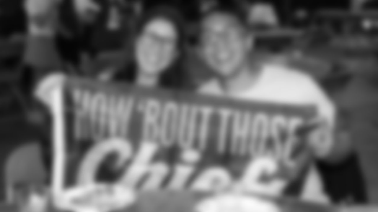 Kansas City Chiefs representatives and the Little Caesars Love Kitchen provide pizza for local U.S. service members and their families at Life.Church Faith & Family Chapel on Tuesday, September 23, 2025 in Kansas City, MO.