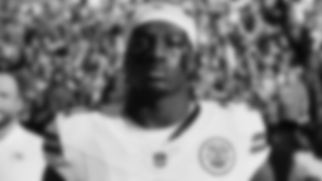 Kansas City Chiefs linebacker Jeffrey Bassa (31) during the National Anthem prior to a week 11 NFL Football game against the Denver Broncos on Sunday, November 16, 2025 in Denver, Colorado.