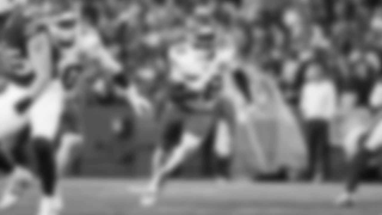 Kansas City Chiefs defensive back Kevin Knowles (38) in action during a week 9 NFL football game against the Buffalo Bills, Sunday, November 2, 2025 in Buffalo, NY.