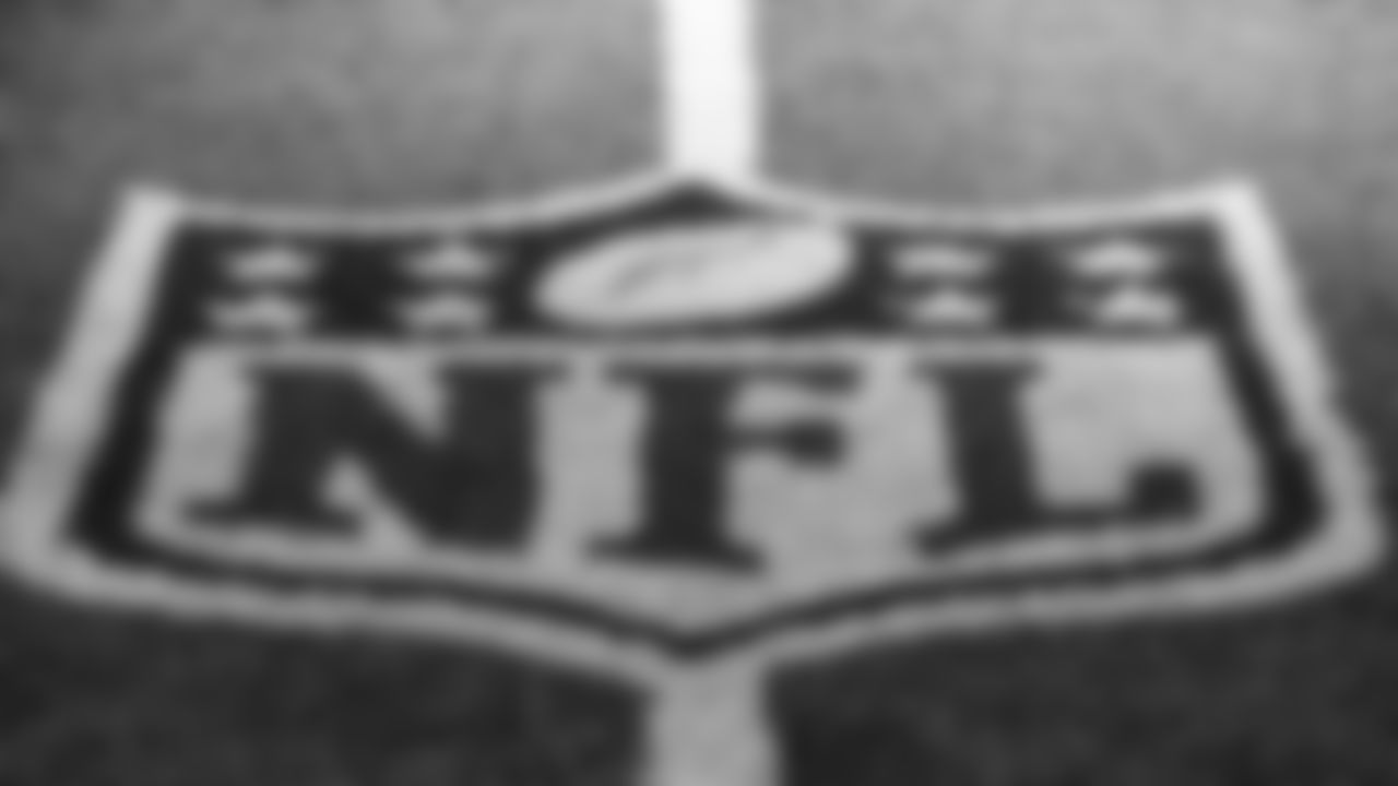 The NFL logo prior to a week 9 NFL football game against the Buffalo Bills, Sunday, November 2, 2025 in Buffalo, NY