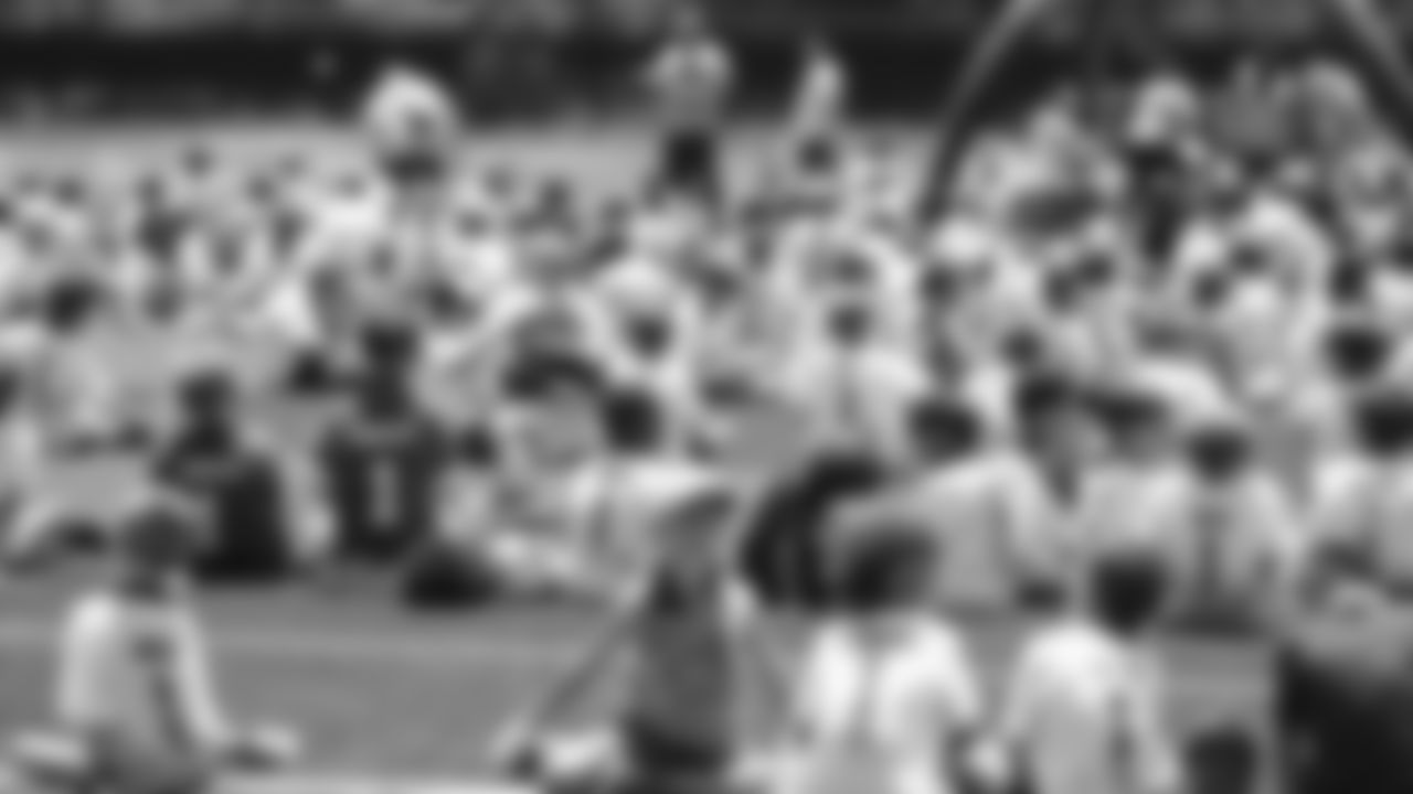 Kansas City Chiefs wide receiver Xavier Worthy (1) hosted a youth football camp on June 21, 2025 at Saint Thomas Aquinas High School in Overland Park, KS.