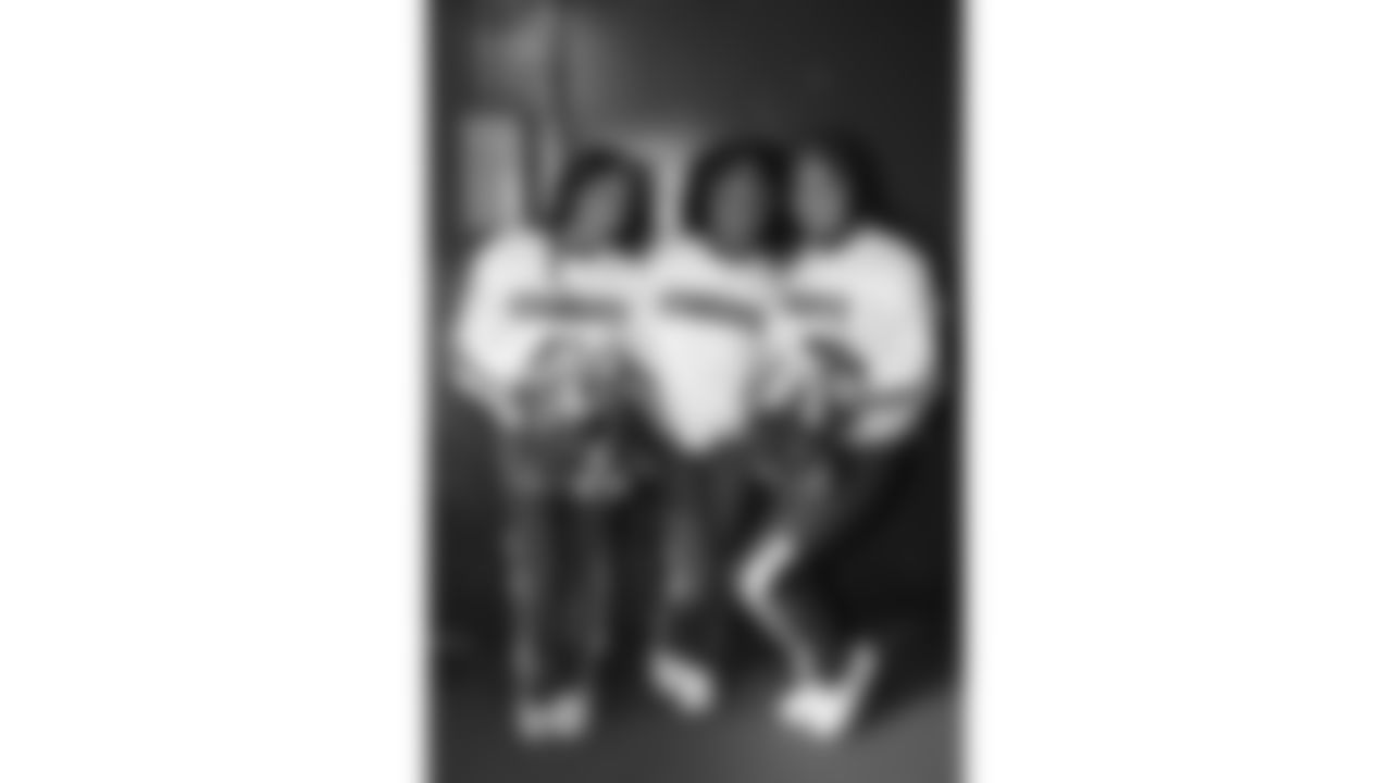 Kansas City Chiefs Cheerleaders in the 50-yard line tunnel prior to a week 14 NFL Football game against the Houston Texans on Sunday, December 7, 2025 in Kansas City, MO.