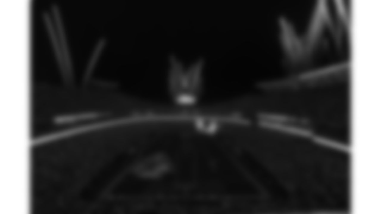 The Kansas City Chiefs take to the field during player introductions prior to a week 8 NFL Football game against the Washington Commanders on Monday, October 27, 2025 in Kansas City, MO.