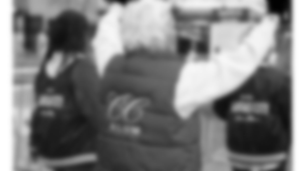 Kansas City Chiefs Alumni Cheerleaders in the pregame parade prior to a week 12 NFL Football game against the Indianapolis Colts on Sunday, November 23, 2025 in Kansas City, MO.