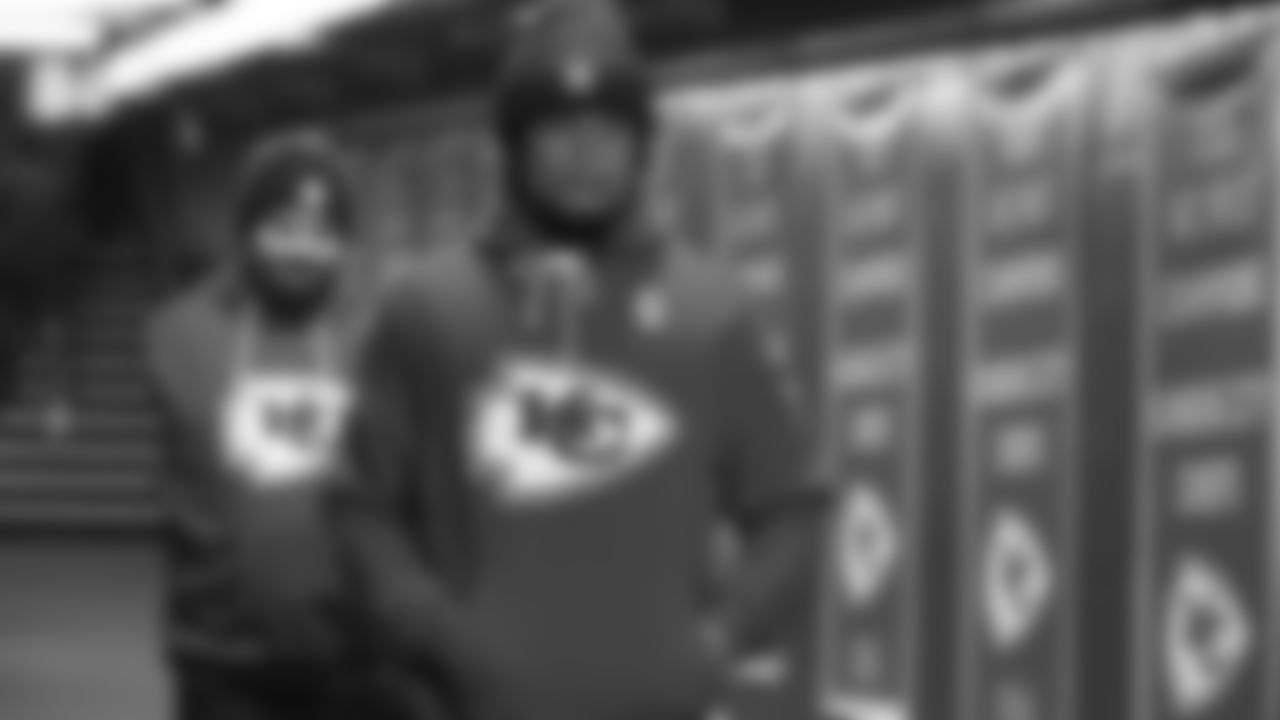 Kansas City Chiefs safety Bryan Cook (6) walk down fifty yard tunnel prior to an NFL week 14 matchup against the Houston Texans, Sunday December 7, 2025.