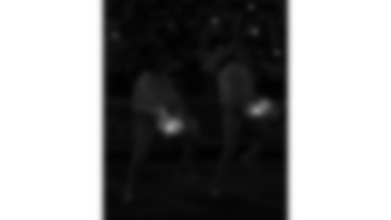 Kansas City Chiefs Cheerleaders and KC Wolf perform during a week 14 NFL Football game against the Houston Texans on Sunday, December 7, 2025 in Kansas City, MO.