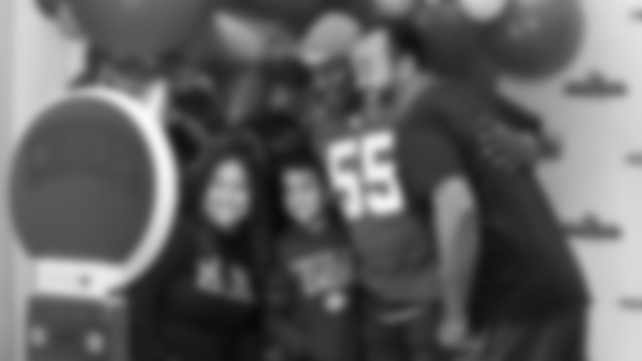 Chiefs Ambassador Marc Boerighter with fans at the Game On! event on Saturday, October 25th at Arrowhead Stadium in Kansas City, MO.