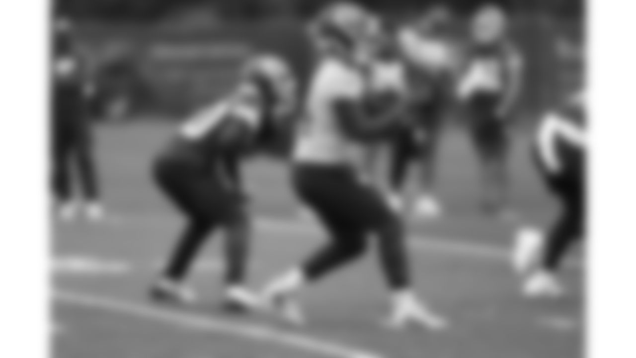 Kansas City Chiefs quarterback Bailey Zappe (14) practices during phase 3 of OTAs on Wednesday, June 4, 2025 in Kansas City, MO.