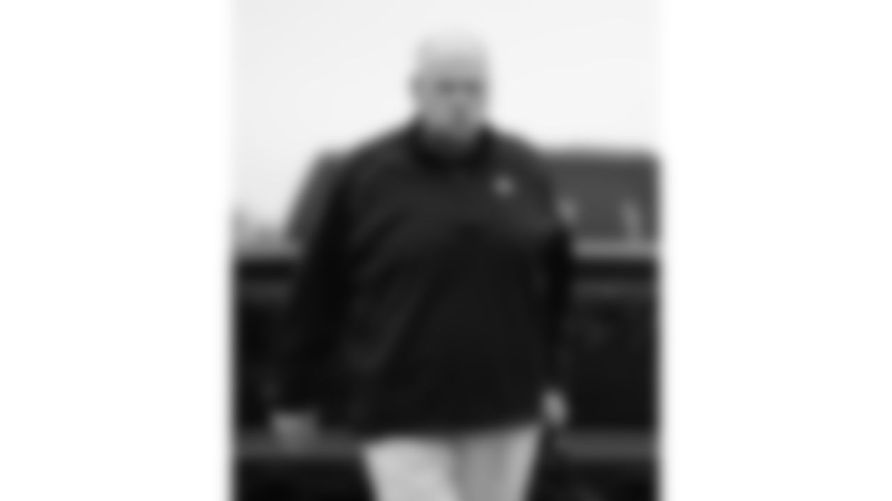 Kansas City Chiefs Head Coach Andy Reid arrives prior to a week 8 NFL Football game against the Washington Commanders on Monday, October 27, 2025 in Kansas City, MO.