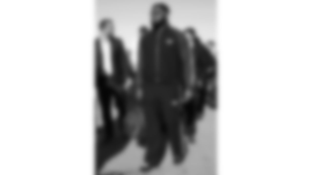 Kansas City Chiefs offensive lineman Trey Smith (65) travels for a week 11 matchup with the Denver Broncos Saturday November 15, 2025.