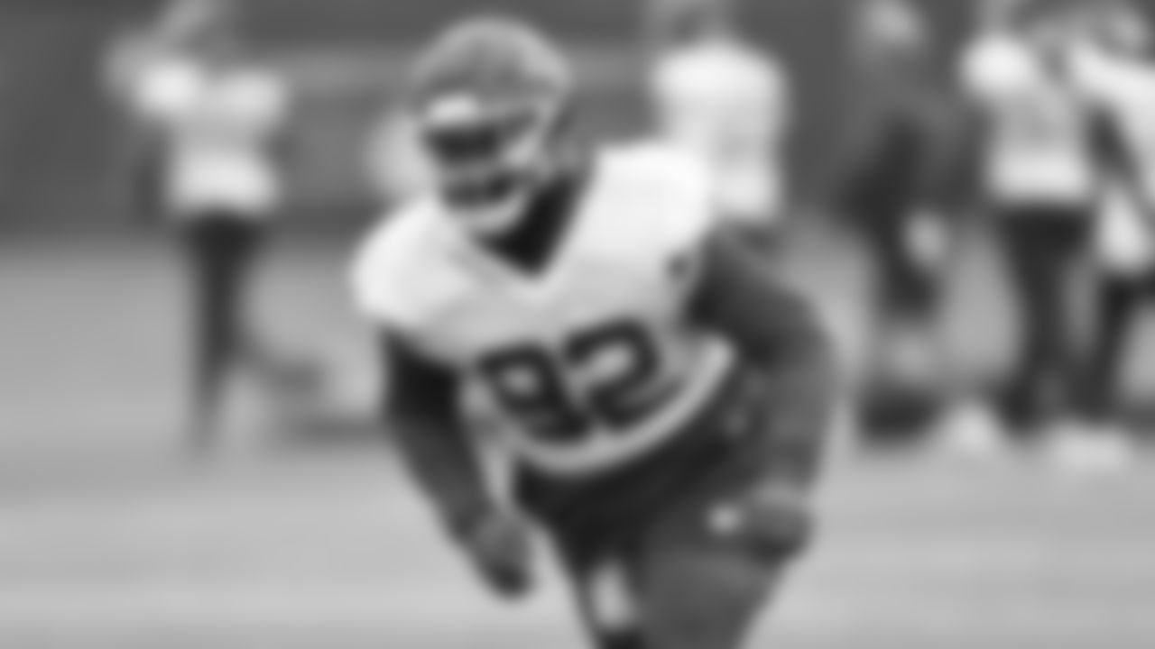 Kansas City Chiefs defensive tackle Neil Farrell (92) during in-season practice on Thursday, November 30, 2023 in Kansas City, MO.