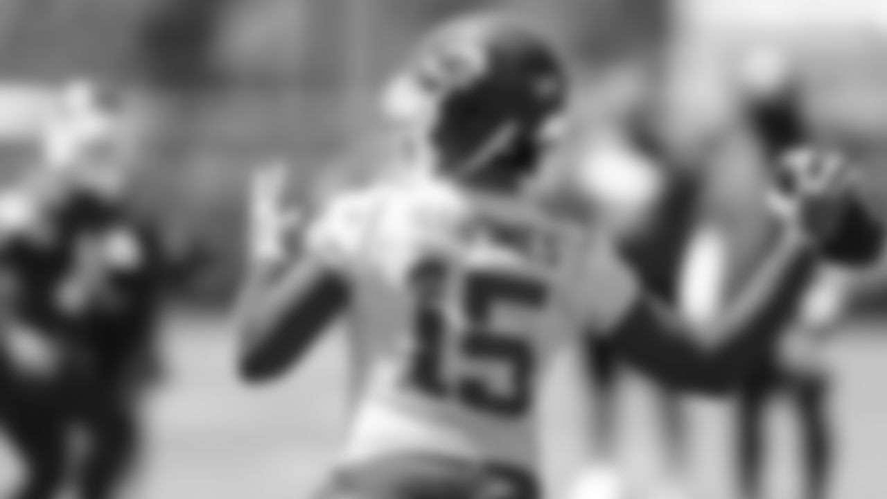 Kansas City Chiefs quarterback Patrick Mahomes (15) at practice during day 1 of minicamp on Wednesday, June 12, 2024 in Kansas City, MO.
