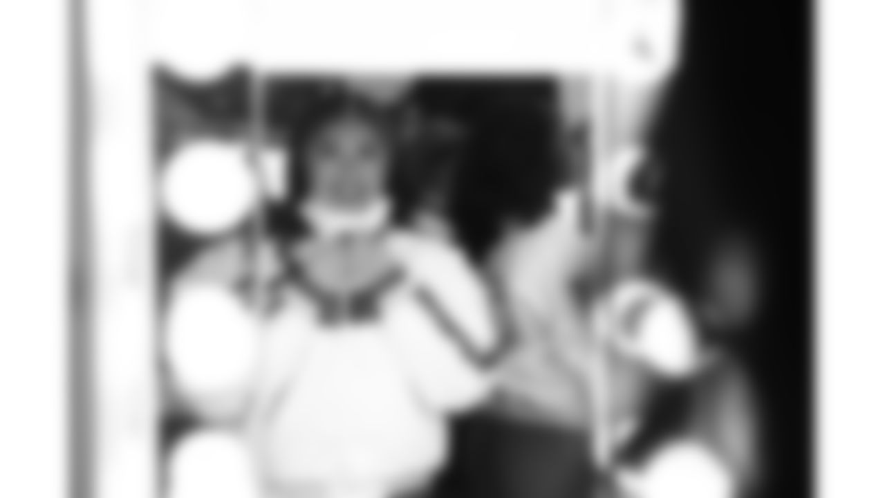 Kansas City Chiefs Cheerleaders in the locker room prior to a week 15 NFL Football game against the Los Angeles Chargers on Sunday, December 14, 2025 in Kansas City, MO.