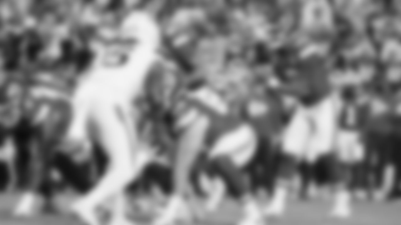 Kansas City Chiefs quarterback Chris Oladokun (19) calls for the snap during an NFL week 17 matchup against the Denver Broncos, Thursday, December 25, 2025.