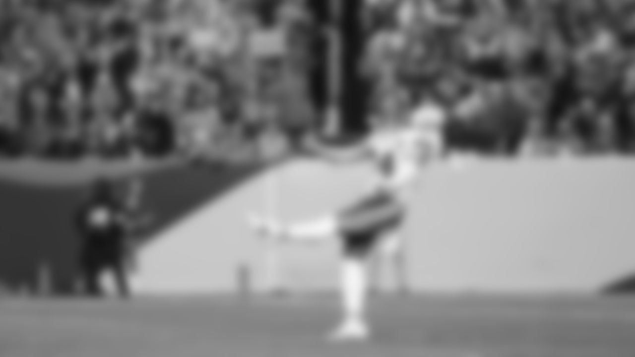 Kansas City Chiefs punter Matt Araiza (14) punts during a week 11 NFL Football game against the Denver Broncos on Sunday, November 16, 2025 in Denver, Colorado.