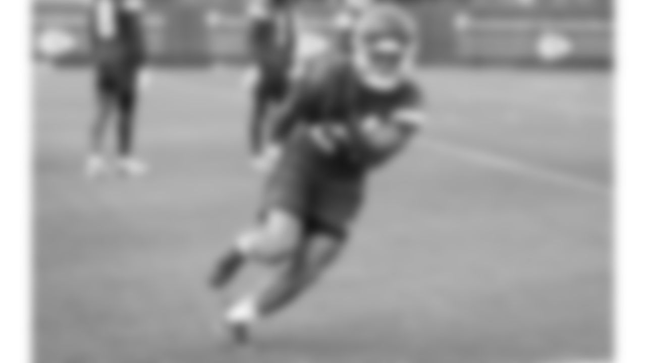 Kansas City Chiefs wide receiver Skyy Moore (24) practices during phase 3 of OTAs on Thursday June 12, 2025 in Kansas City, MO.