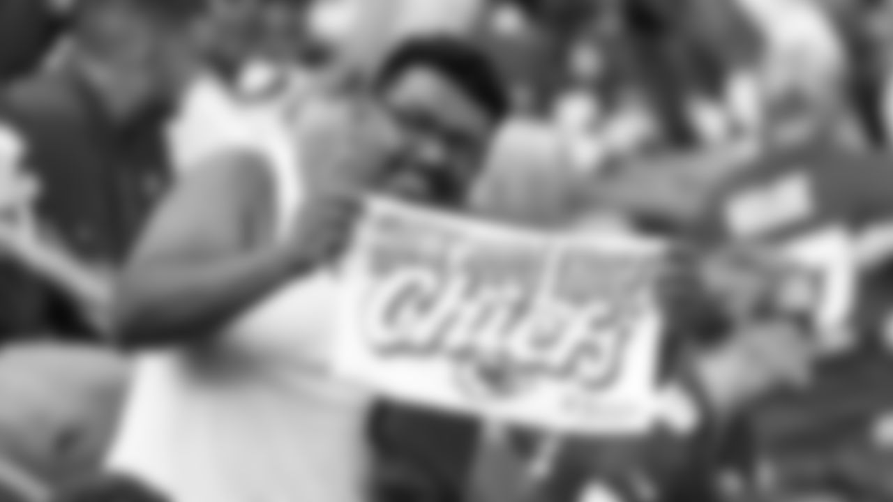 Kansas City Chiefs fans hold their rally towels during the week 2 NFL football game against the Philadelphia Eagles, Sunday, September 14, 2025 in Kansas City, MO.