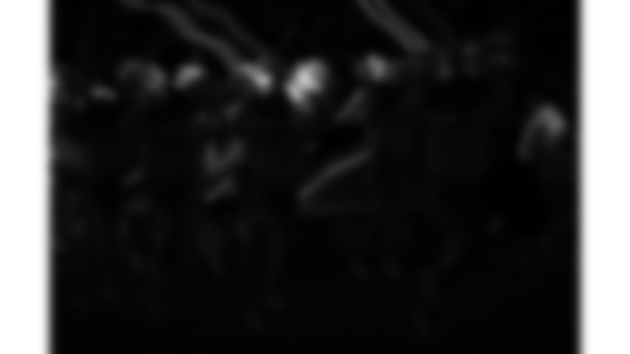 Kansas City Chiefs Cheerleaders enter the field prior to a week 14 NFL Football game against the Houston Texans on Sunday, December 7, 2025 in Kansas City, MO.