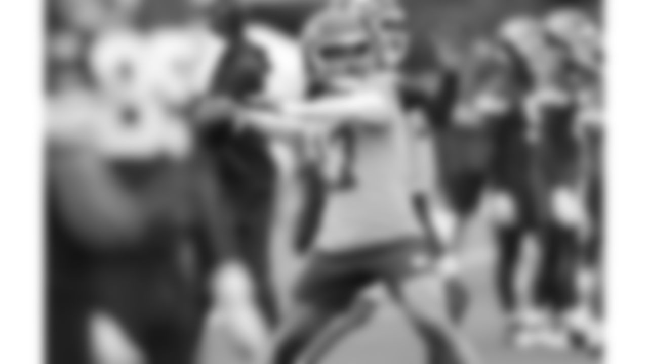 Kansas City Chiefs quarterback Gardner Minshew (17) practices during phase 3 of OTAs on Tuesday June 17, 2025 in Kansas City, MO.