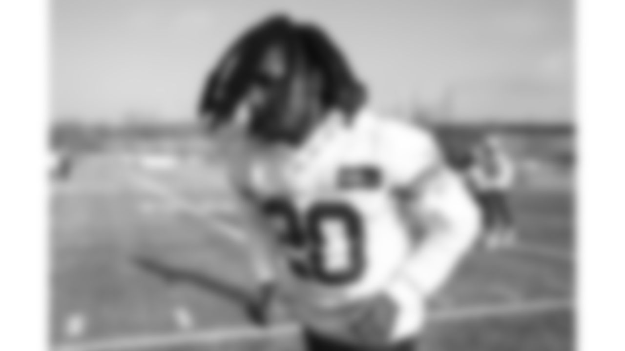 Kansas City Chiefs defensive back Nohl Williams (20) during a week 17 practice on Tuesday, December 23, 2025 in Kansas City, MO.