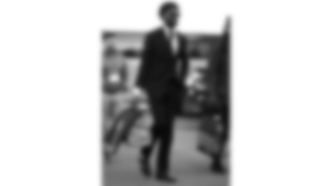 Kansas City Chiefs wide receiver Tyquan Thornton (80) arrives prior to a week 9 NFL football game against the Buffalo Bills, Sunday, November 2, 2025 in Buffalo, NY